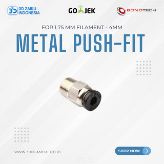 Original Bondtech Metal push-fit connector for 1.75 mm Filament - 6